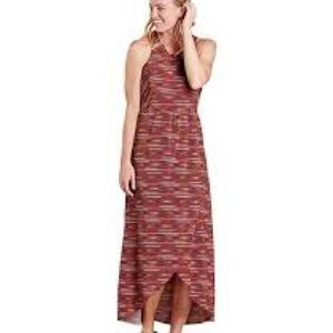 Toad&Co Sunkissed Maxi Dress - Raisin Blanket Print (Small)